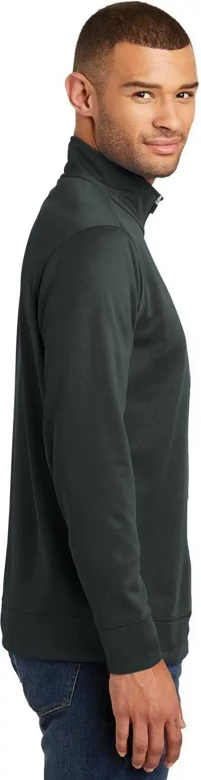 Port &amp; Company Pc590q Fleece 1/4-zip Pullover Sweatshirt - Jet Black