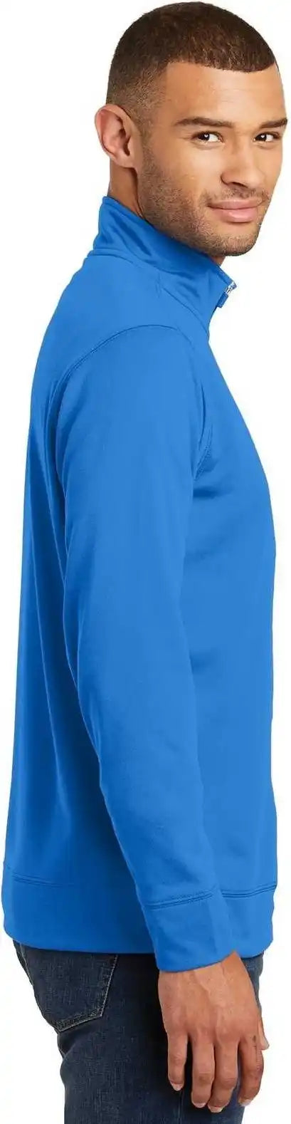 Port & Company Pc590q Fleece 1/4-zip Pullover Sweatshirt - Royal
