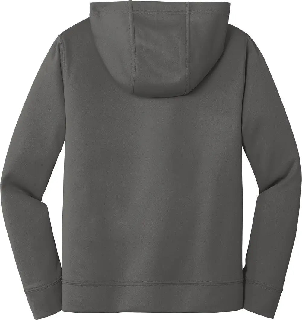 Port & Company Pc590yh co Youth Performance Fleece Pullover Hooded Sweatshirt - Charcoal
