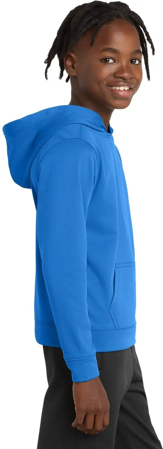 Port & Company Pc590yh co Youth Performance Fleece Pullover Hooded Sweatshirt - Royal