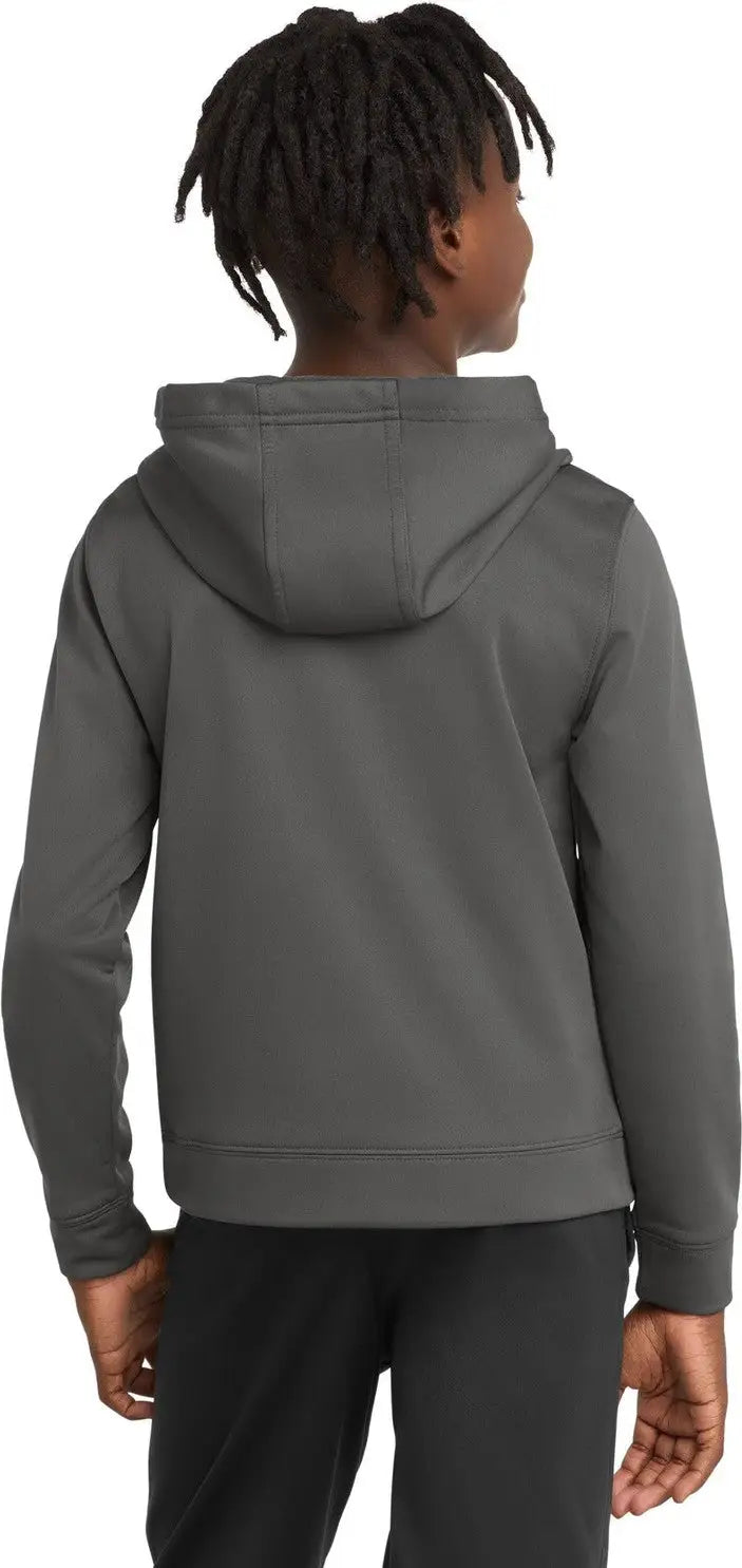 Port & Company Pc590yh co Youth Performance Fleece Pullover Hooded Sweatshirt - Charcoal