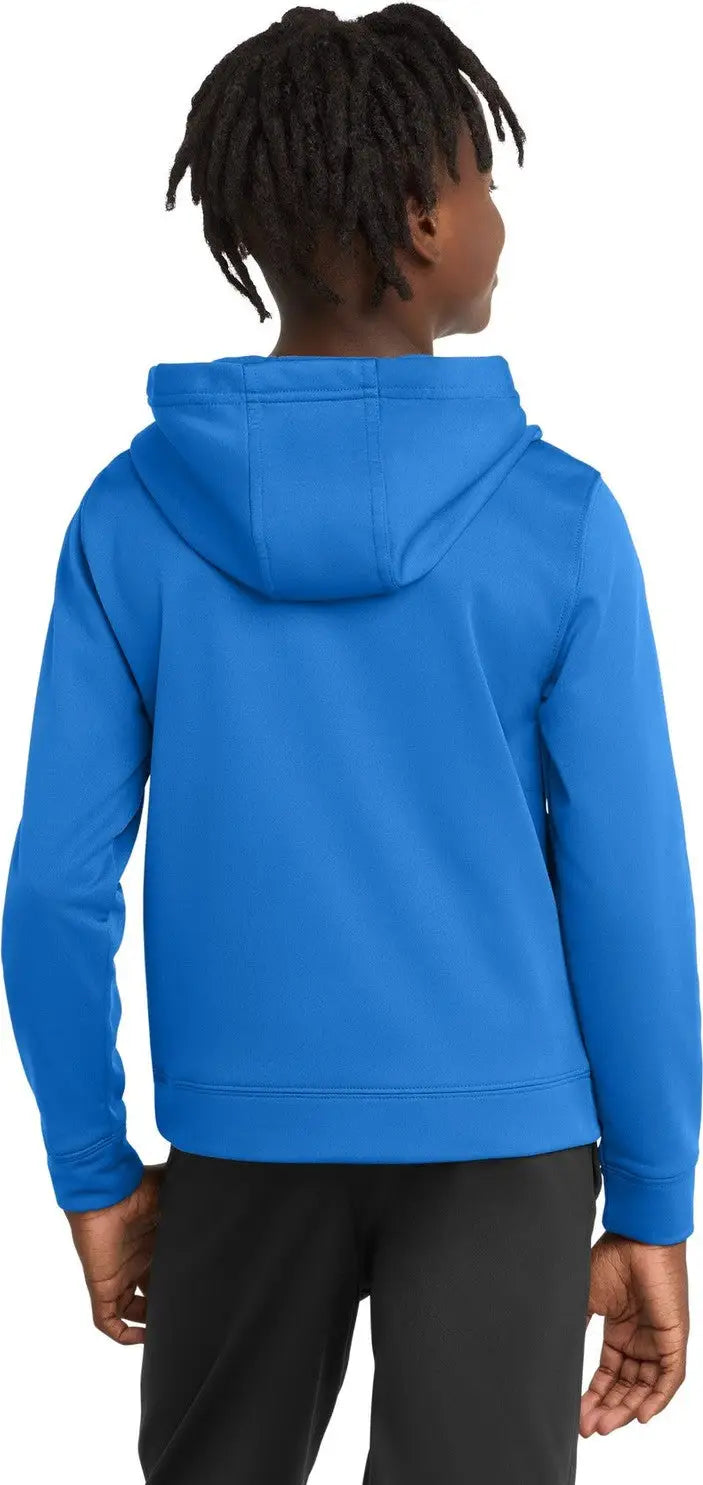 Port & Company Pc590yh co Youth Performance Fleece Pullover Hooded Sweatshirt - Royal