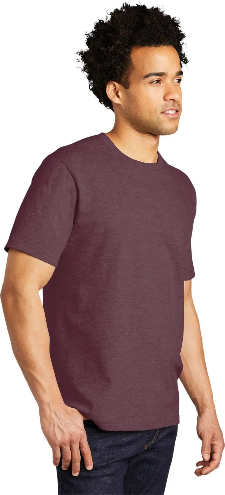 Port & Company Pc600 co Bouncer Tee - Heather Athletic Maroon