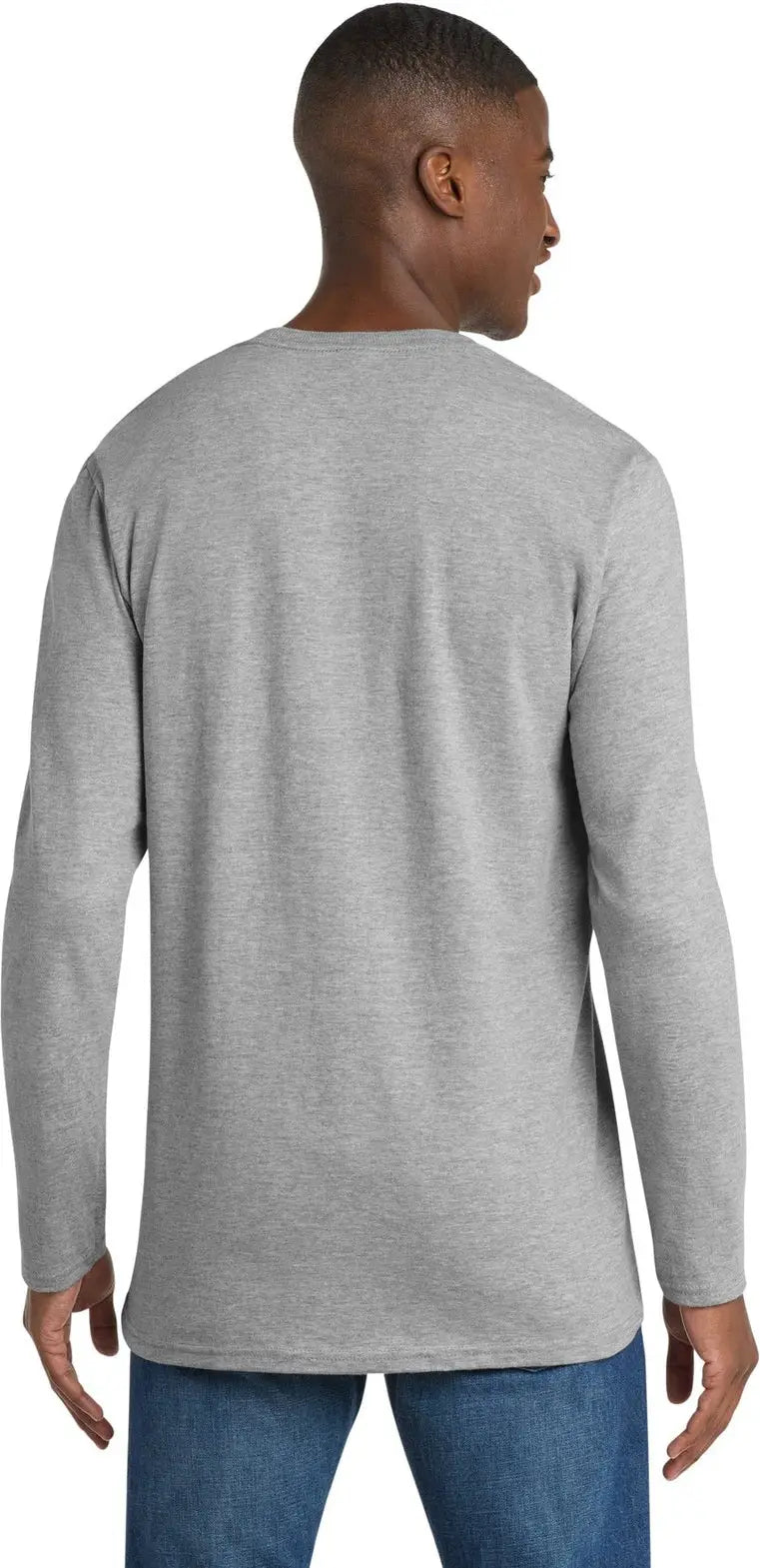 Port & Company Pc600ls co Long Sleeve Bouncer Tee - Athletic Heather