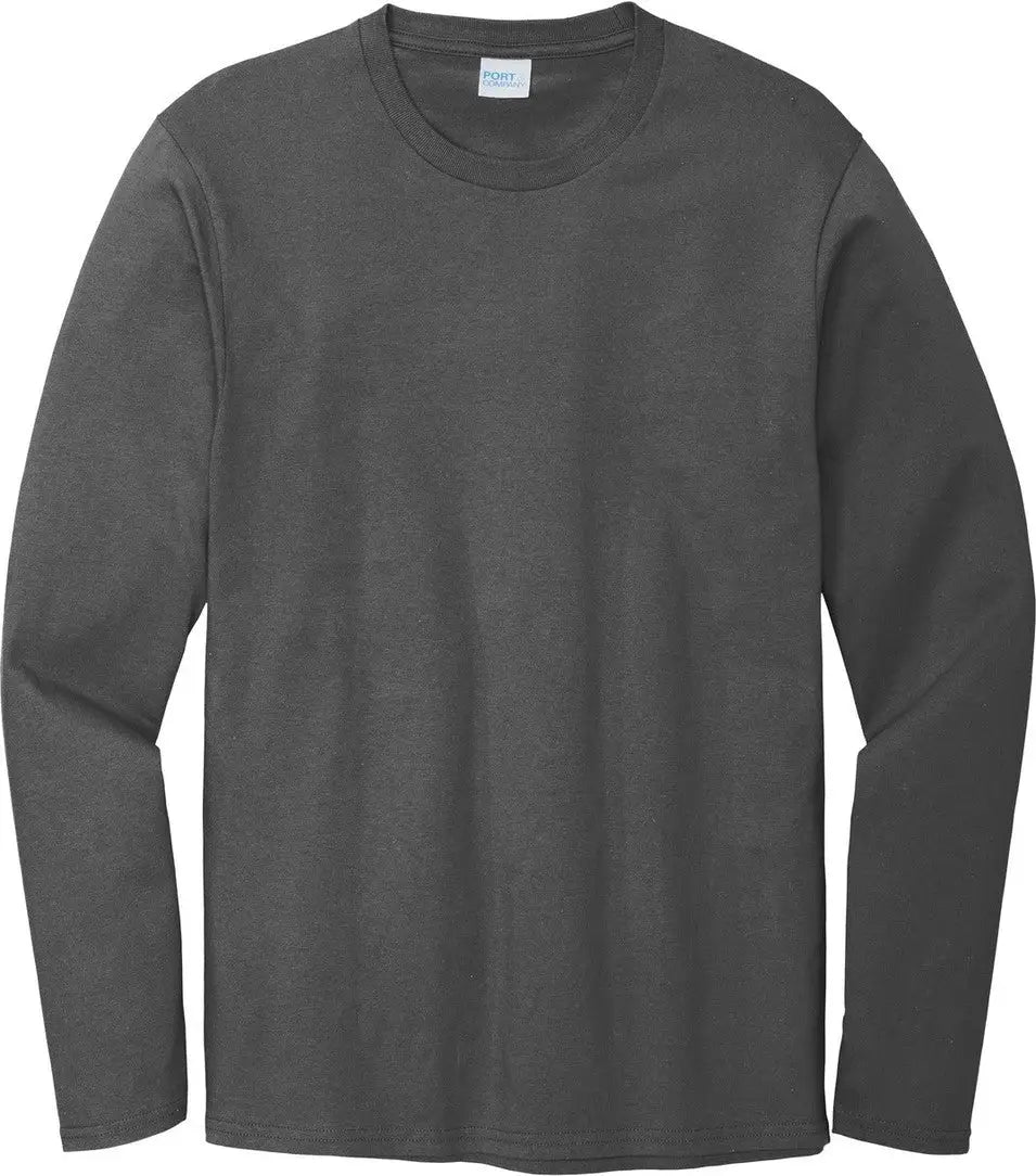 Port & Company Pc600ls co Long Sleeve Bouncer Tee - Coal Gray