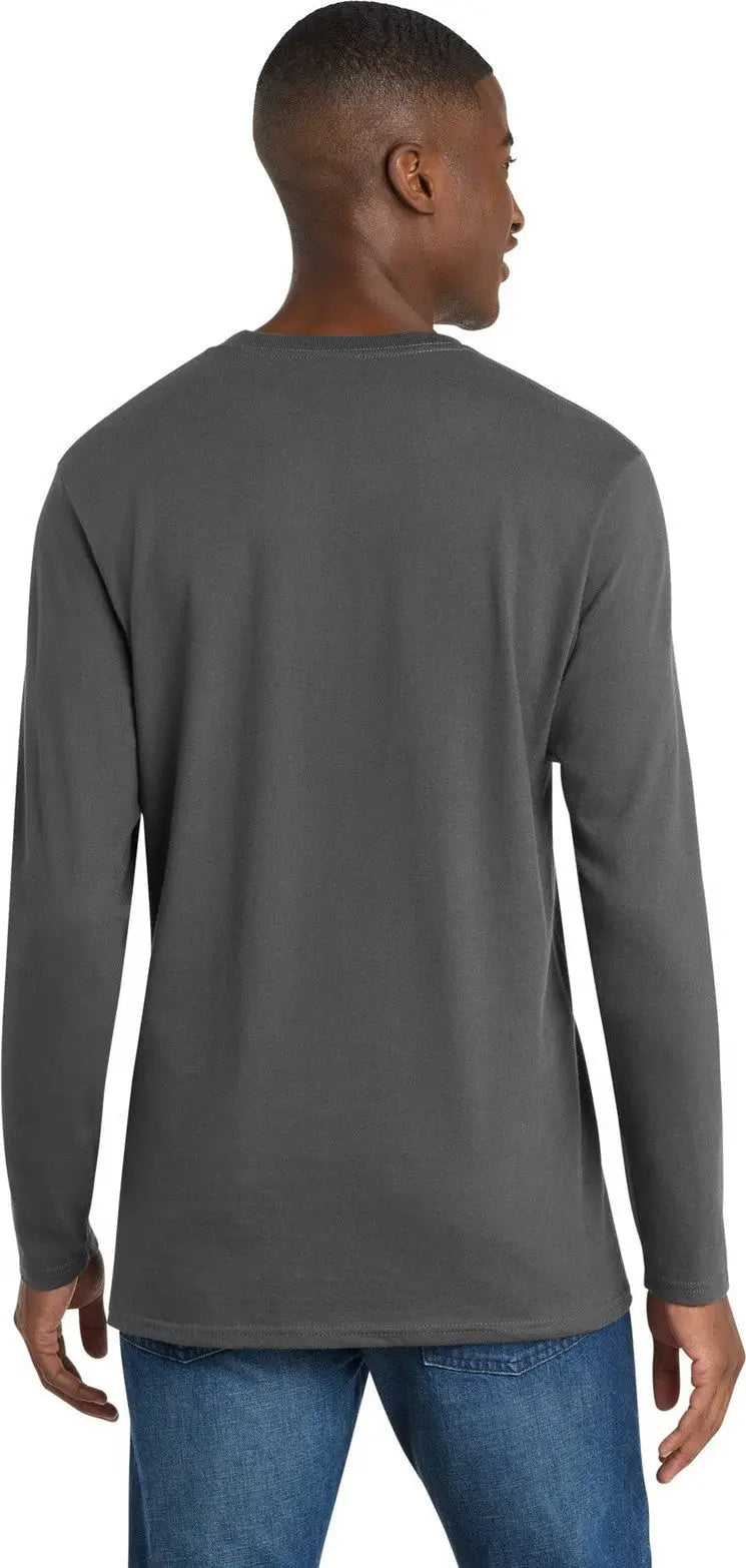 Port & Company Pc600ls co Long Sleeve Bouncer Tee - Coal Gray