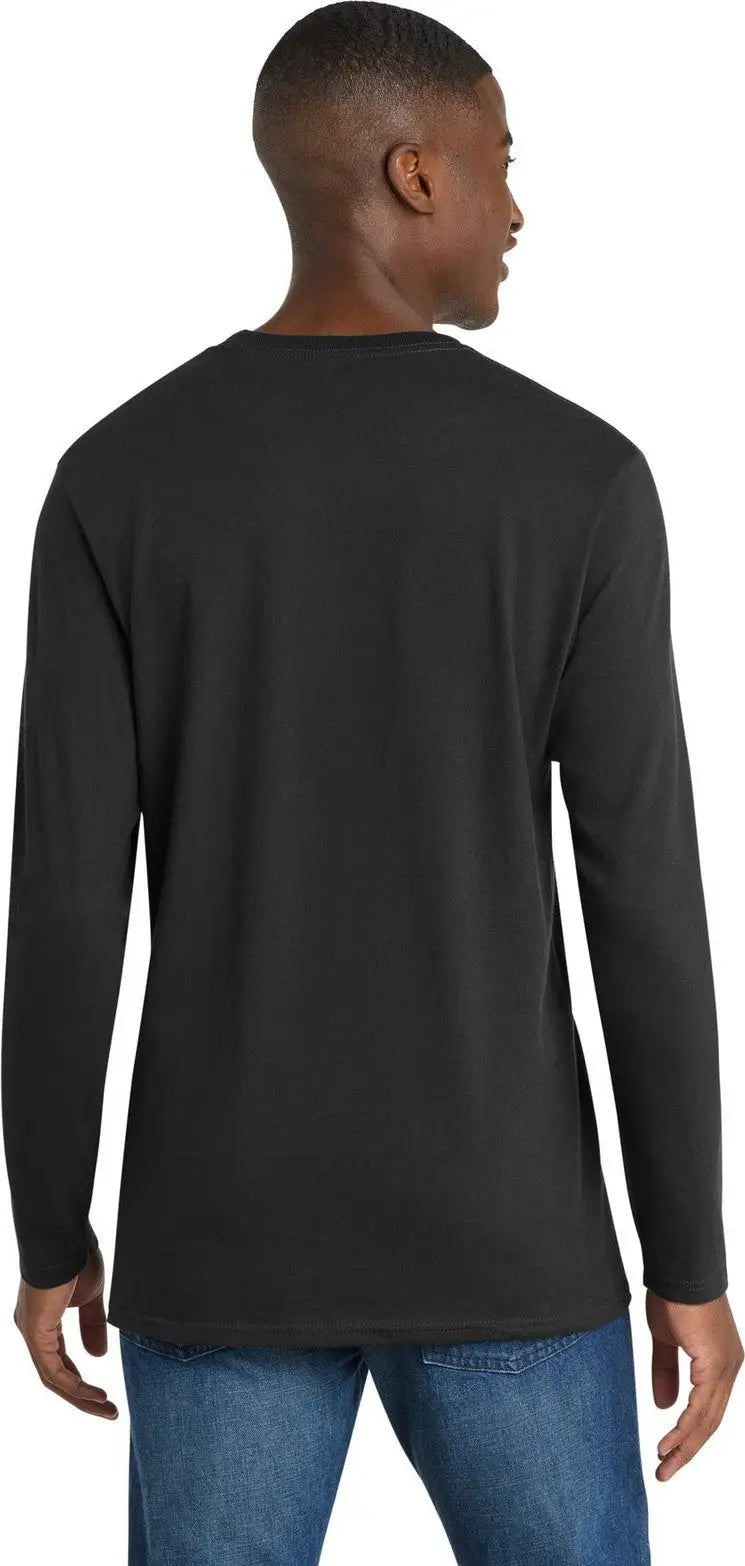 Port & Company Pc600ls co Long Sleeve Bouncer Tee - Deep Black
