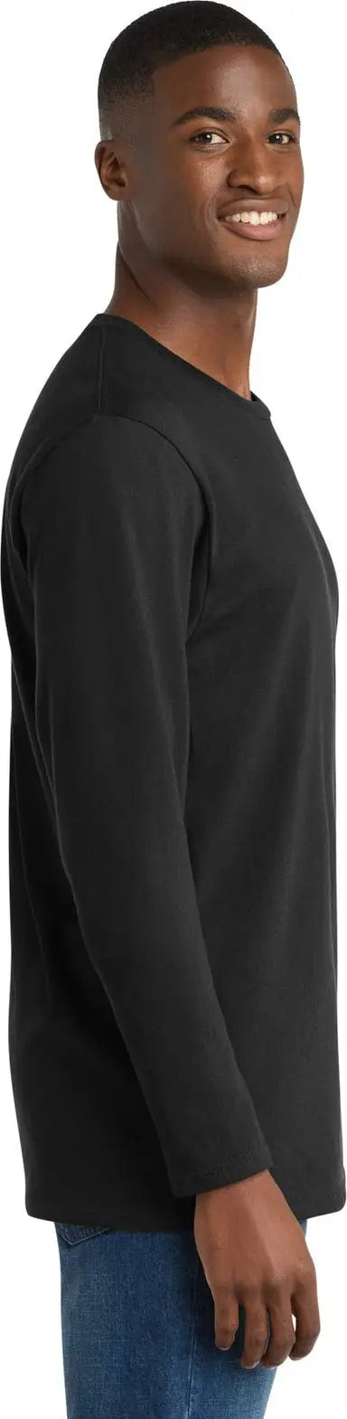 Port & Company Pc600ls co Long Sleeve Bouncer Tee - Deep Black