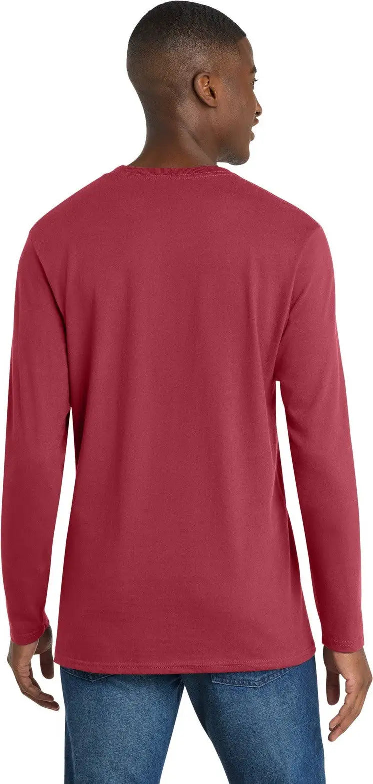 Port & Company Pc600ls co Long Sleeve Bouncer Tee - Rich Red