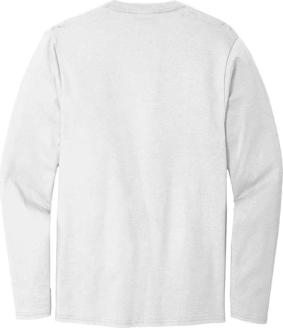 Port & Company Pc600ls co Long Sleeve Bouncer Tee - White - Adult s