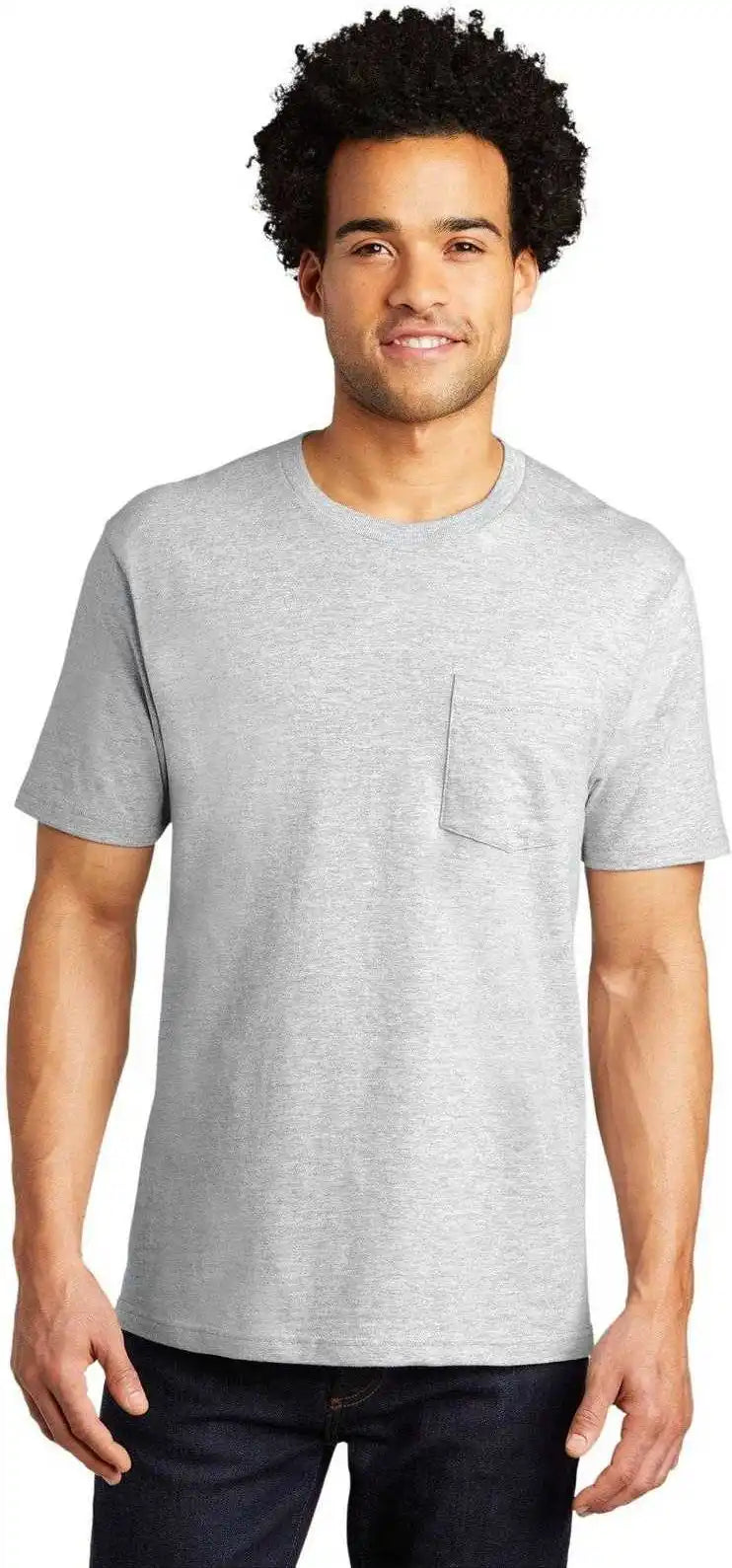 Port & Company Pc600p Bouncer Pocket Tee - Ash