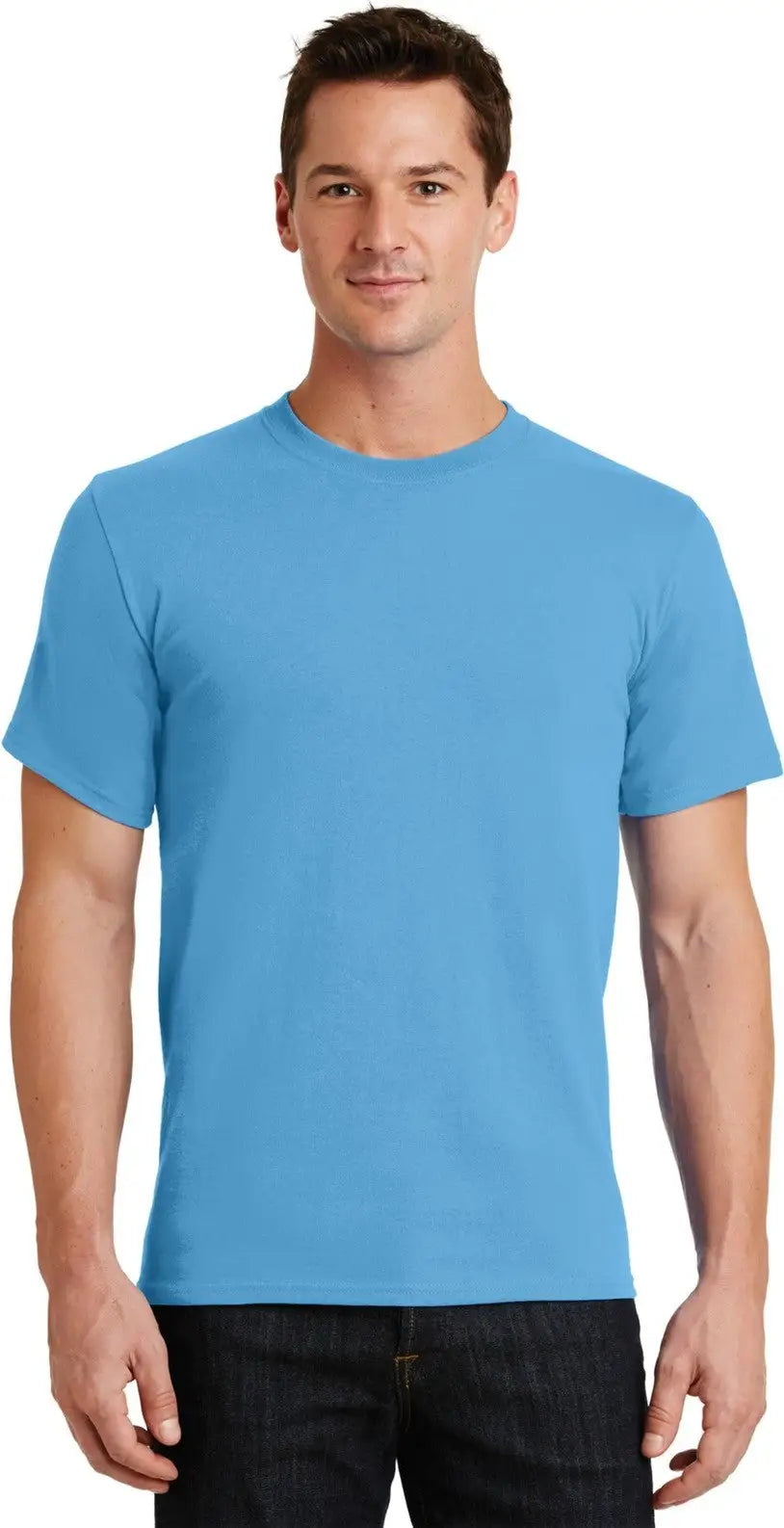 Port & Company Pc61 co Essential Tee - Aquatic Blue - Adult s