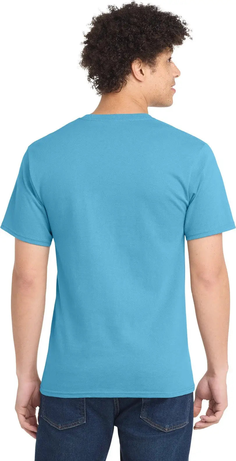 Port & Company Pc61 co Essential Tee - Aquatic Blue