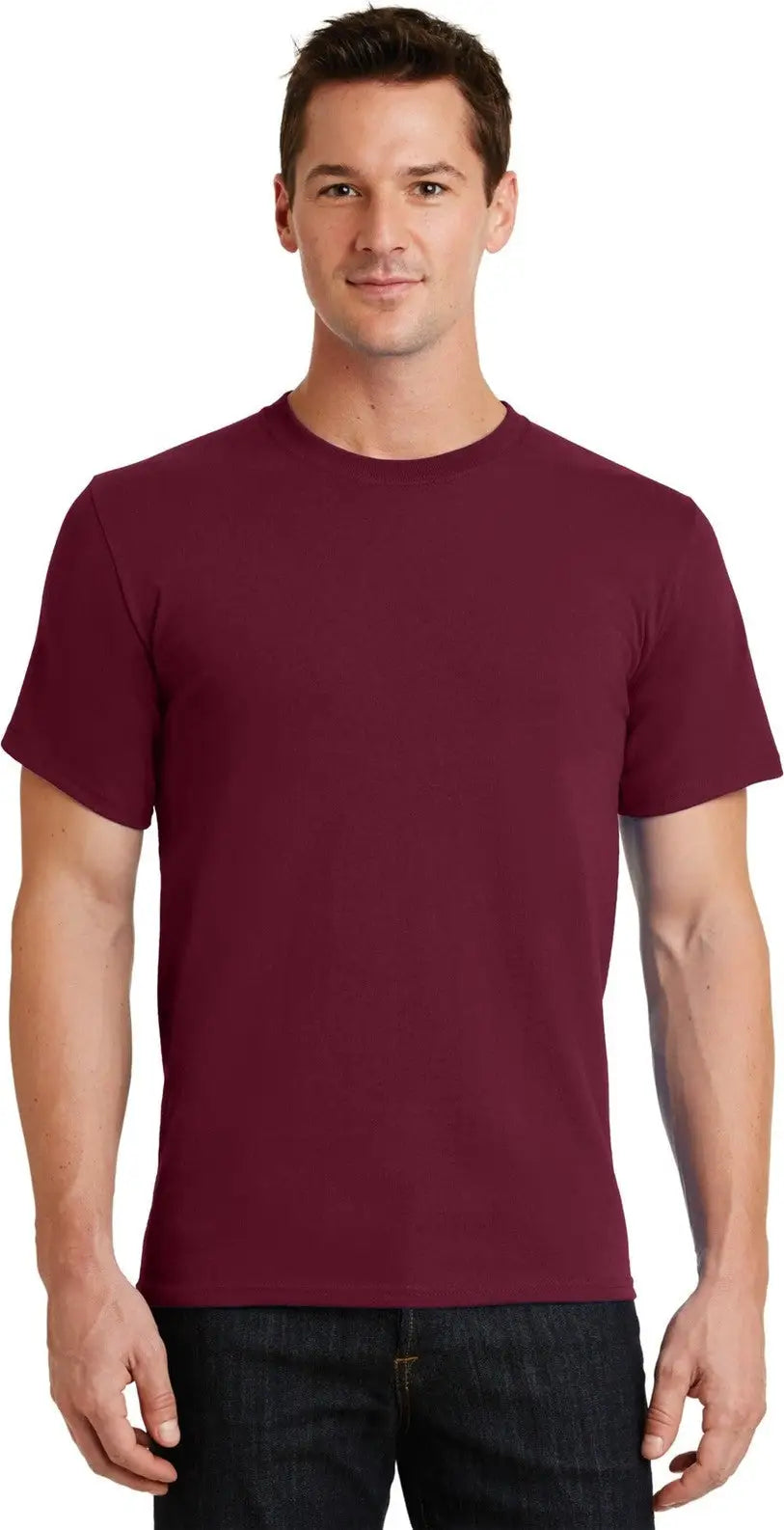 Port & Company Pc61 co Essential Tee - Cardinal - Adult s