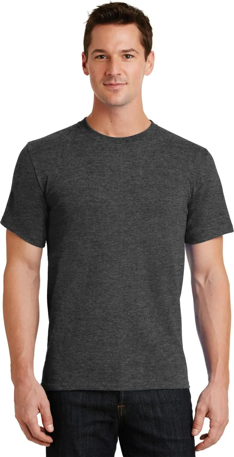 Port & Company Pc61 co Essential Tee - Dark Heather Gray - Adult s