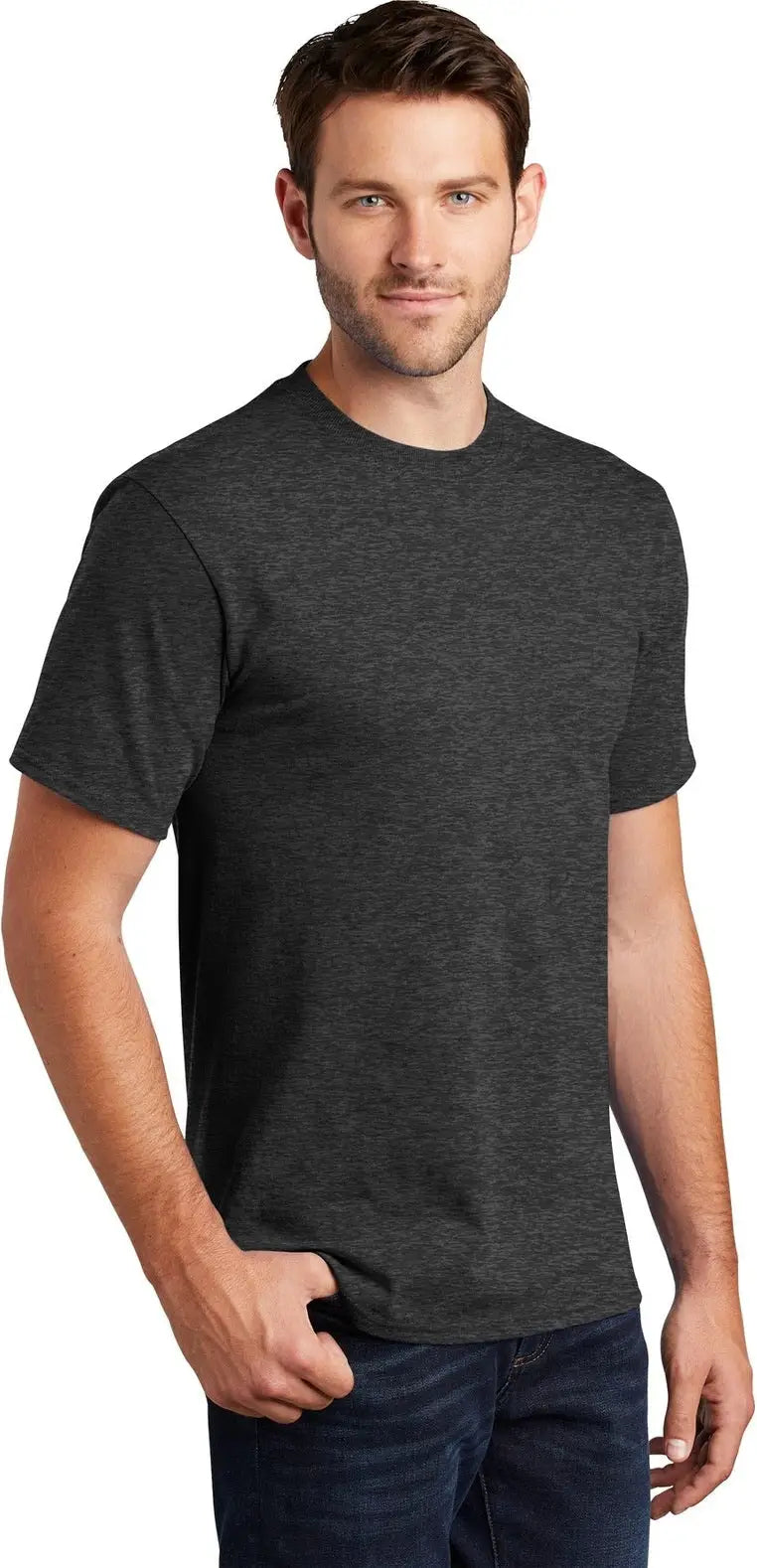 Port & Company Pc61 co Essential Tee - Dark Heather Gray