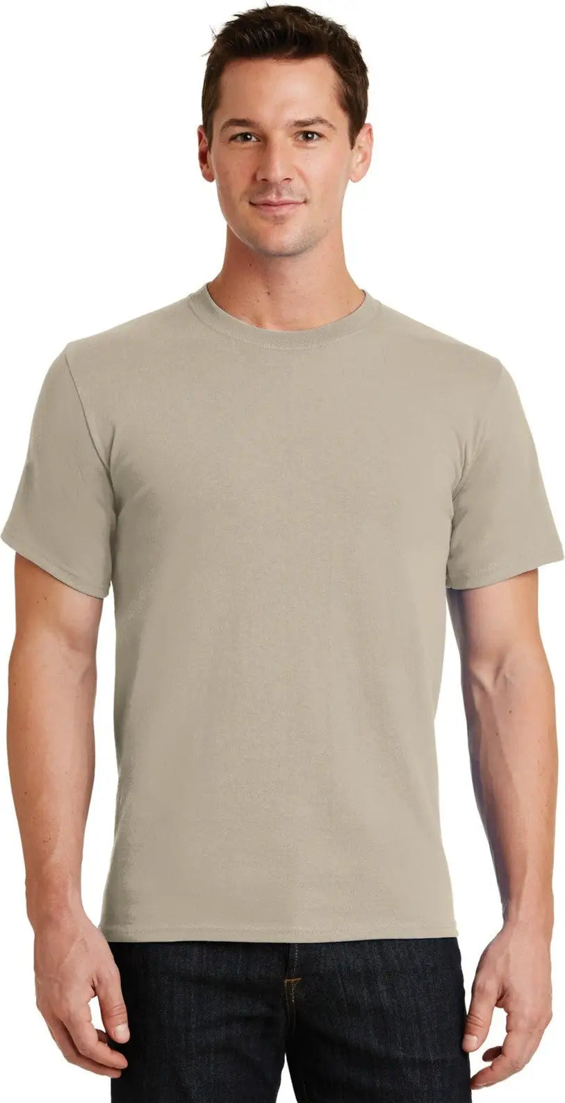 Port & Company Pc61 co Essential Tee - Light Sand - Adult s