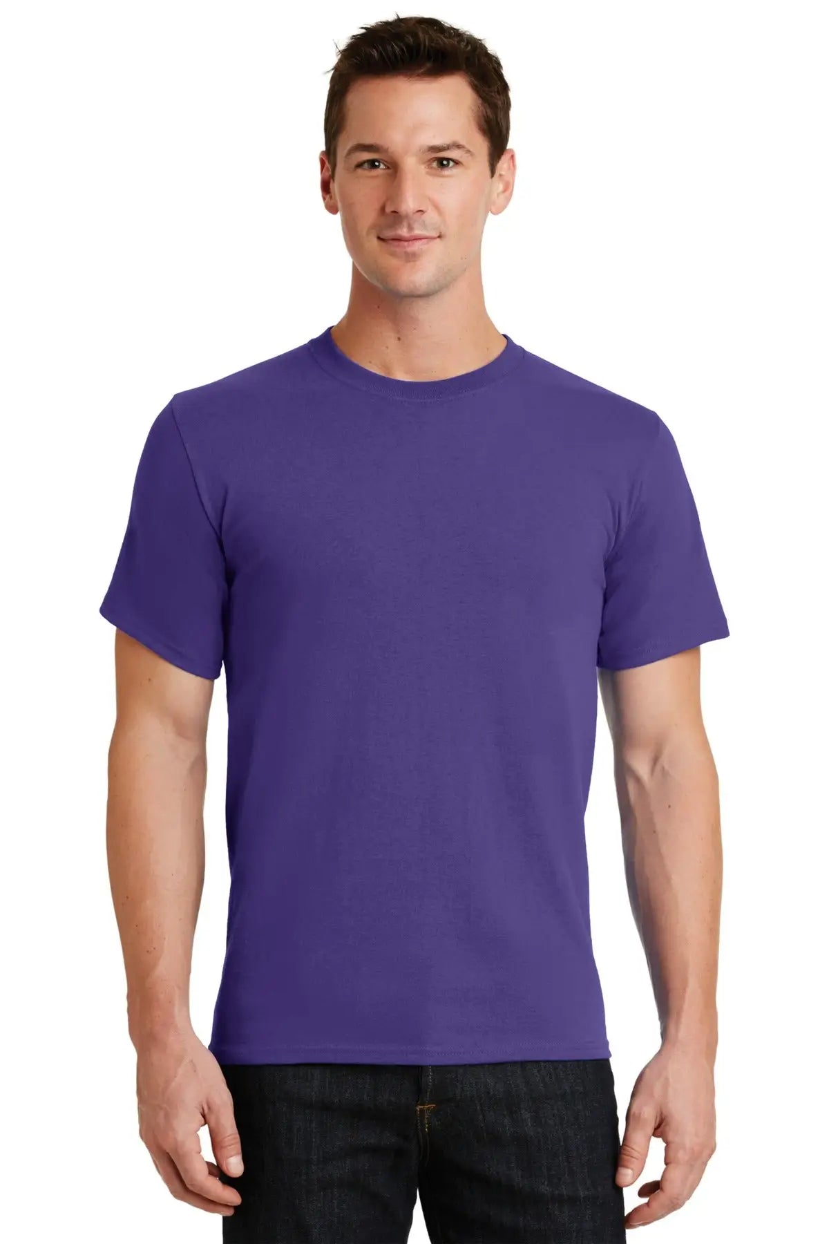 Port & Company Pc61 co Essential Tee - Purple - Adult s