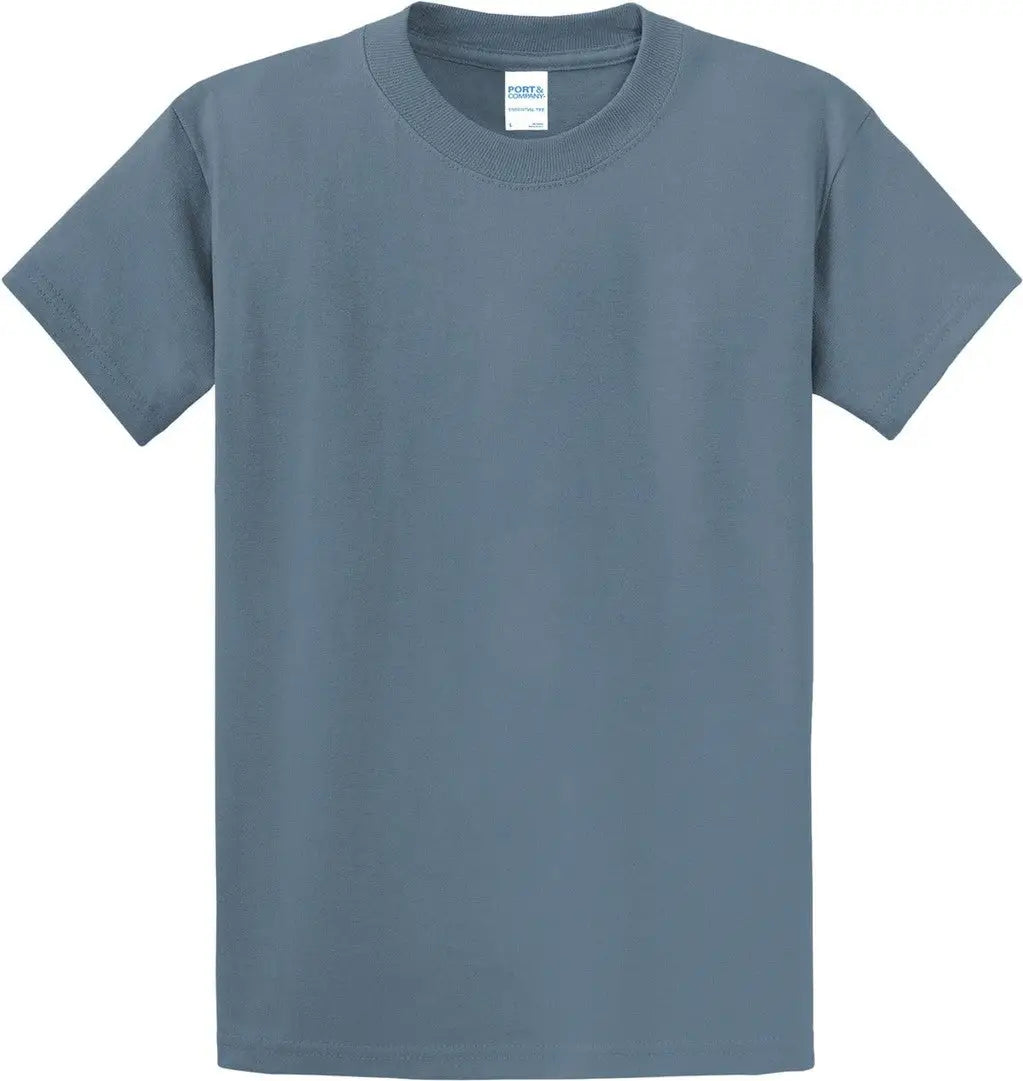 Port & Company Pc61 co Essential Tee - Stonewashed Blue
