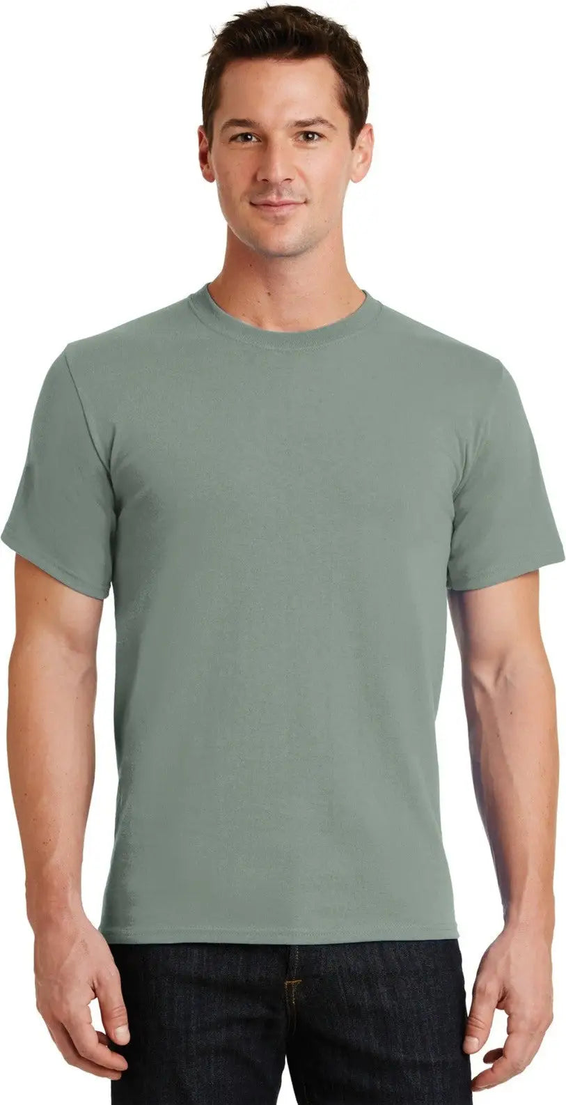 Port & Company Pc61 co Essential Tee - Stonewashed Green - Adult s