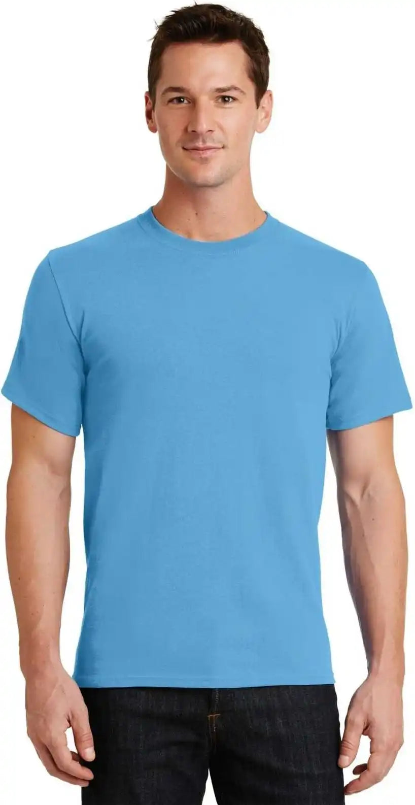 Port &amp; Company Pc61 Essential Tee Aquatic Blue