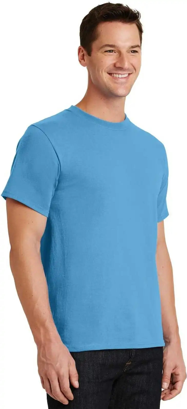 Port &amp; Company Pc61 Essential Tee Aquatic Blue