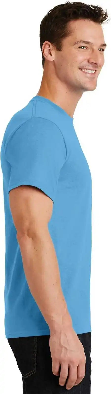 Port &amp; Company Pc61 Essential Tee Aquatic Blue