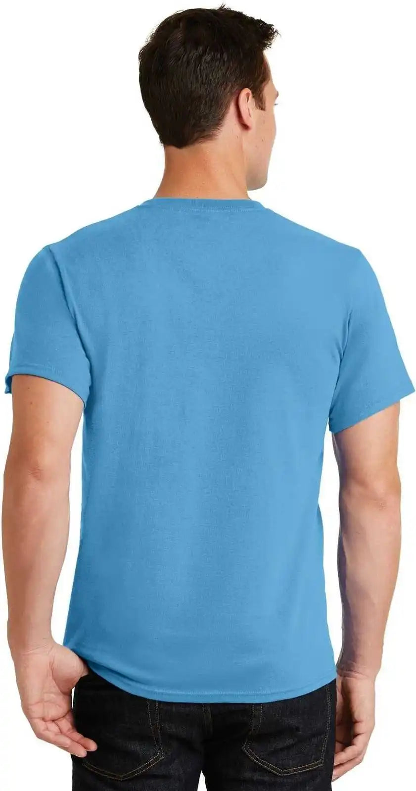 Port &amp; Company Pc61 Essential Tee Aquatic Blue
