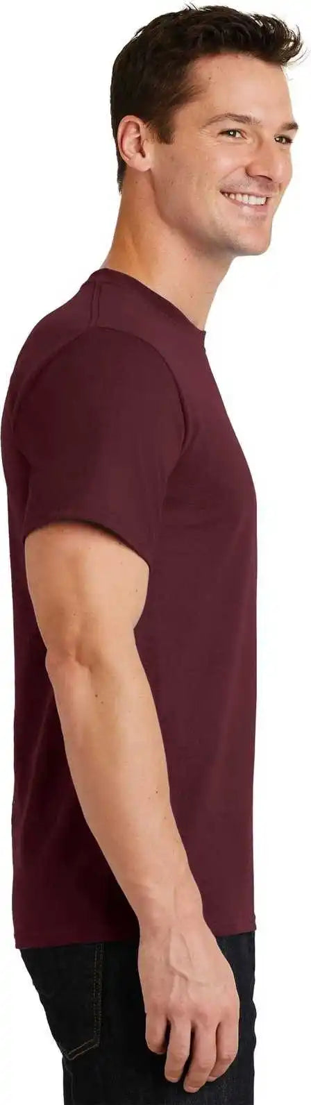 Port &amp; Company Pc61 Essential Tee Athletic Maroon