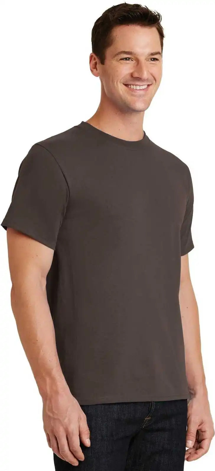 Port &amp; Company Pc61 Essential Tee Brown