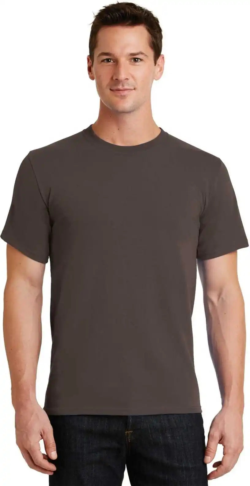 Port &amp; Company Pc61 Essential Tee Brown