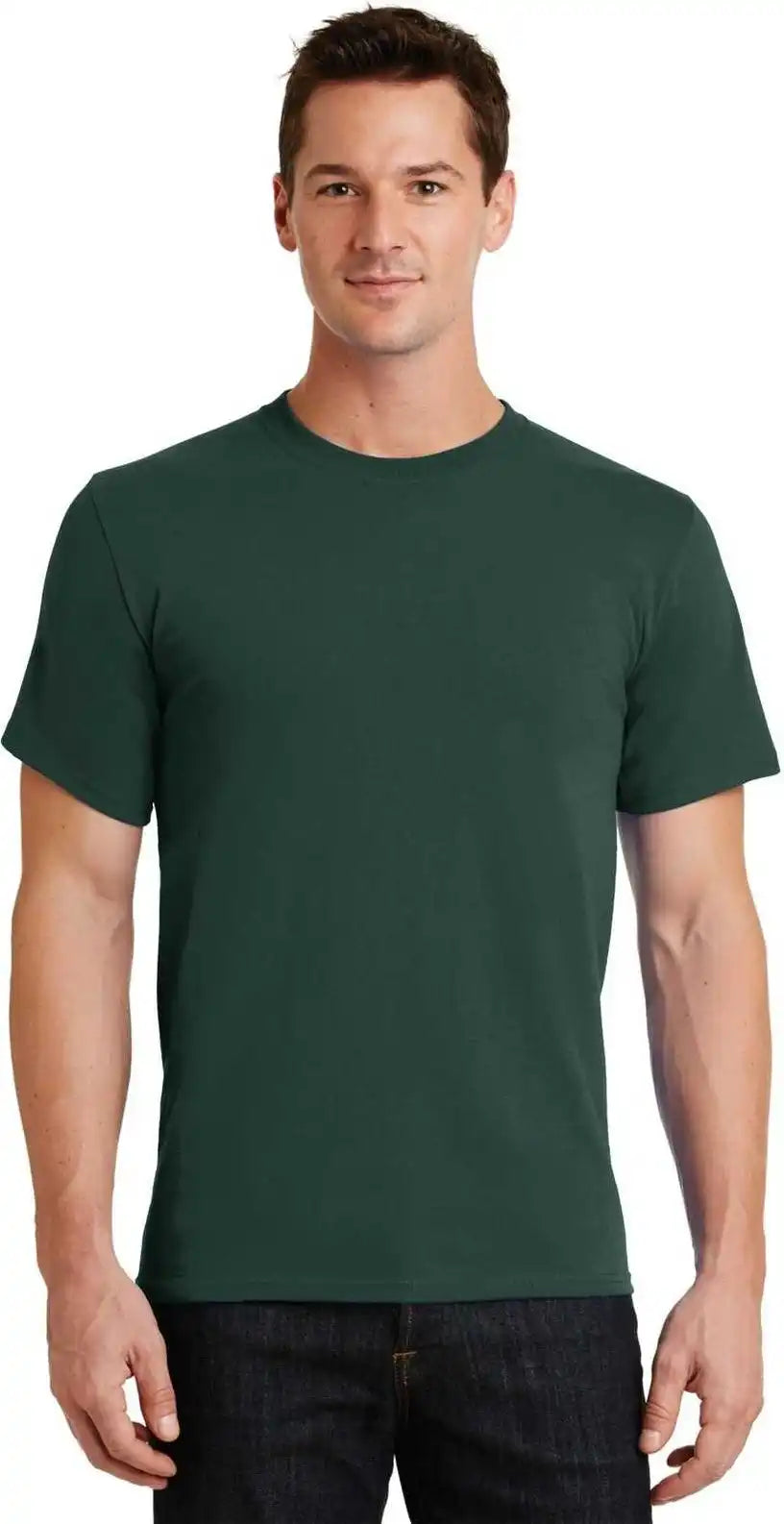 Port & Company Pc61 Essential Tee Dark Green