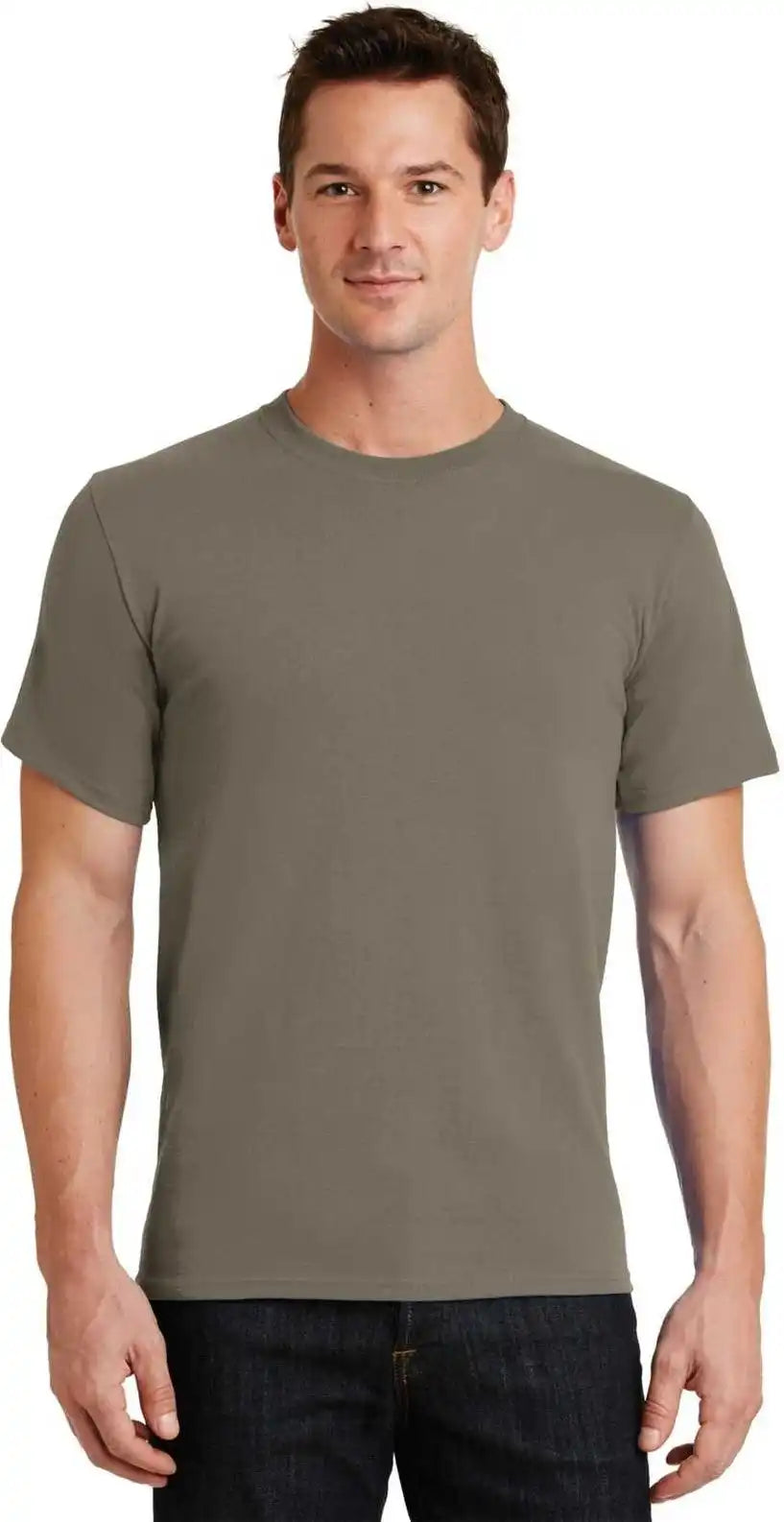 Port &amp; Company Pc61 Essential Tee Dusty Brown
