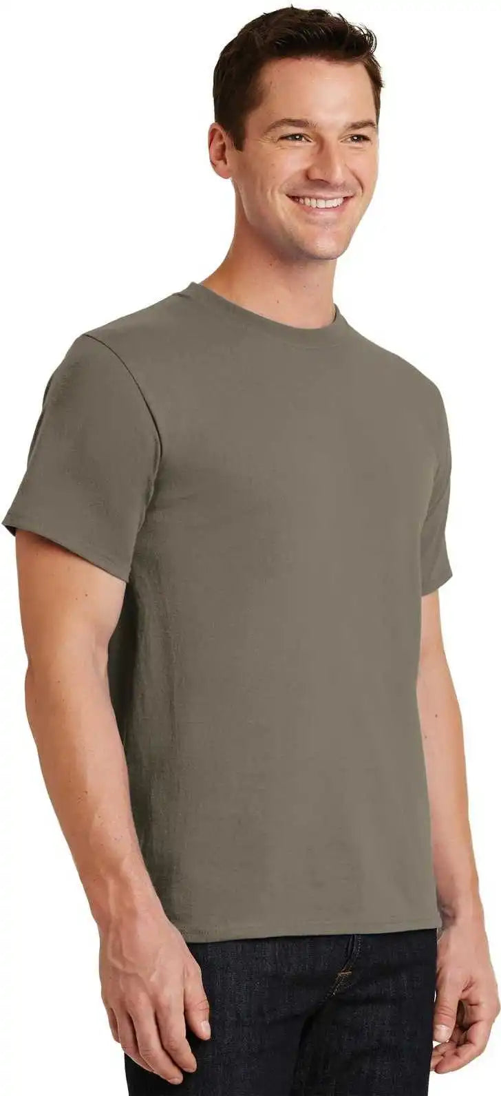 Port &amp; Company Pc61 Essential Tee Dusty Brown