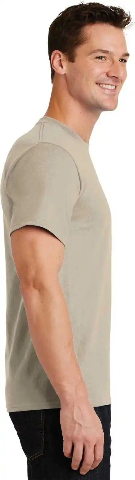 Port &amp; Company Pc61 Essential Tee Light Sand