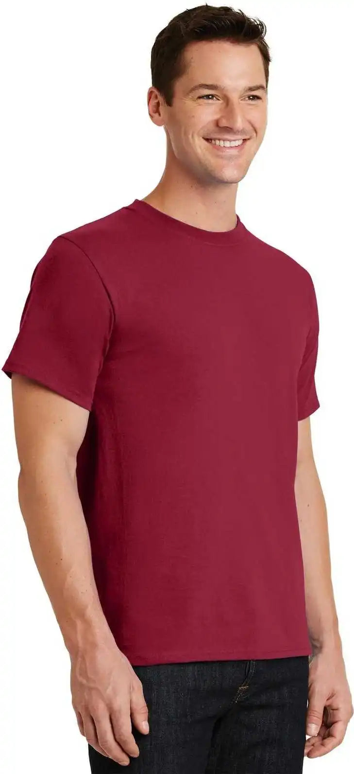 Port &amp; Company Pc61 Essential Tee Rich Red