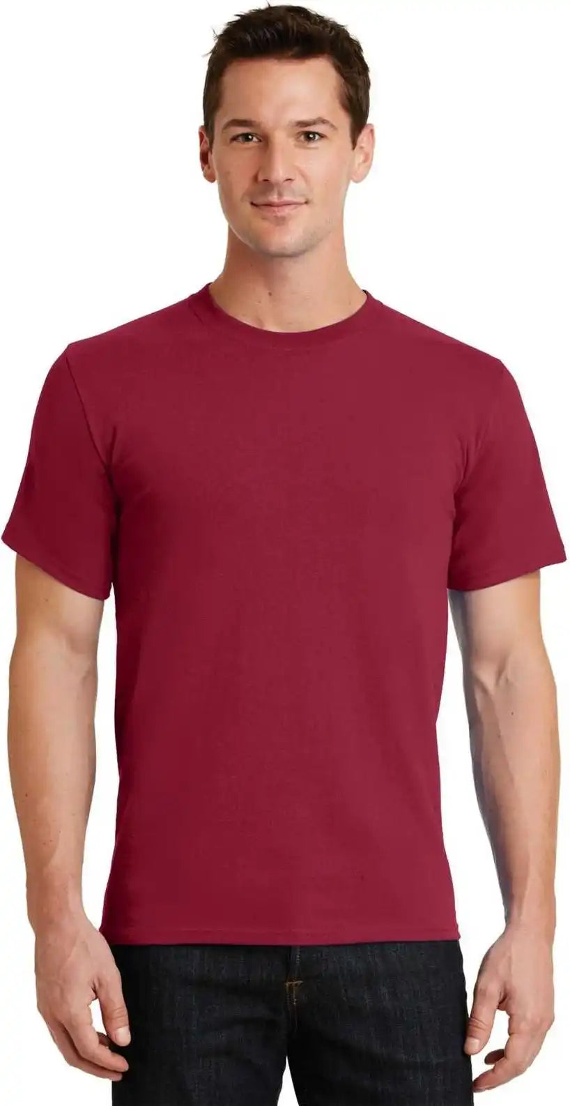 Port & Company Pc61 Essential Tee Rich Red