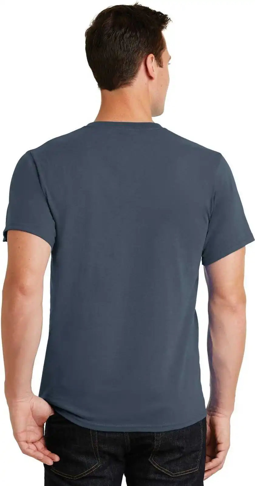 Port & Company Pc61 Essential Tee Steel Blue