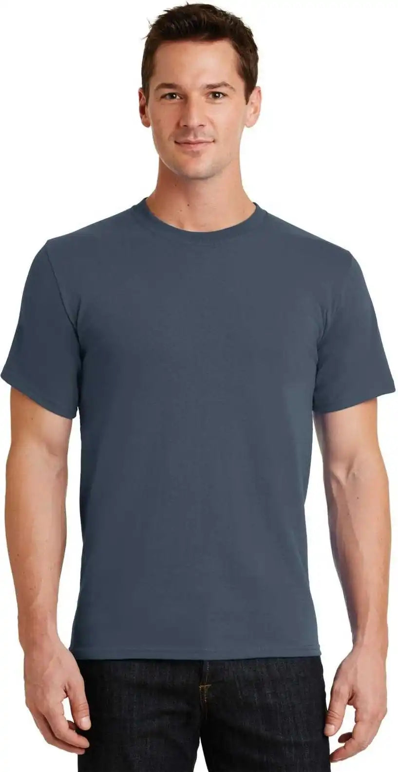 Port &amp; Company Pc61 Essential Tee Steel Blue