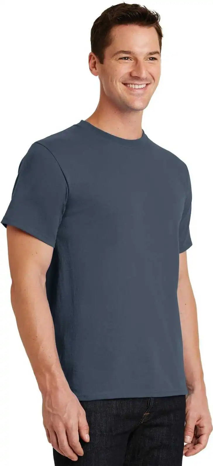 Port &amp; Company Pc61 Essential Tee Steel Blue