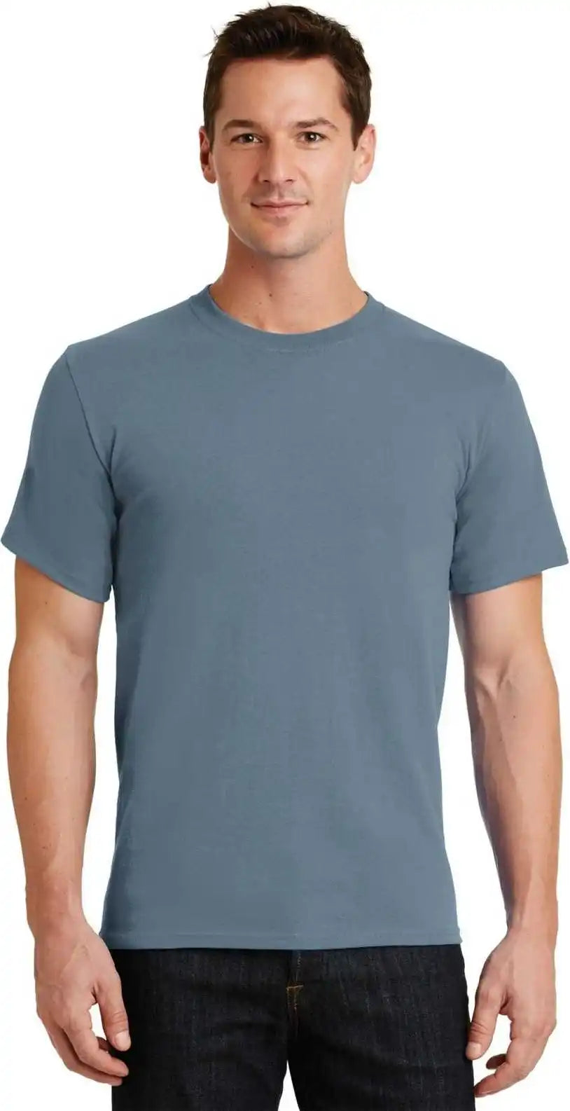 Port & Company Pc61 Essential Tee Stonewashed Blue