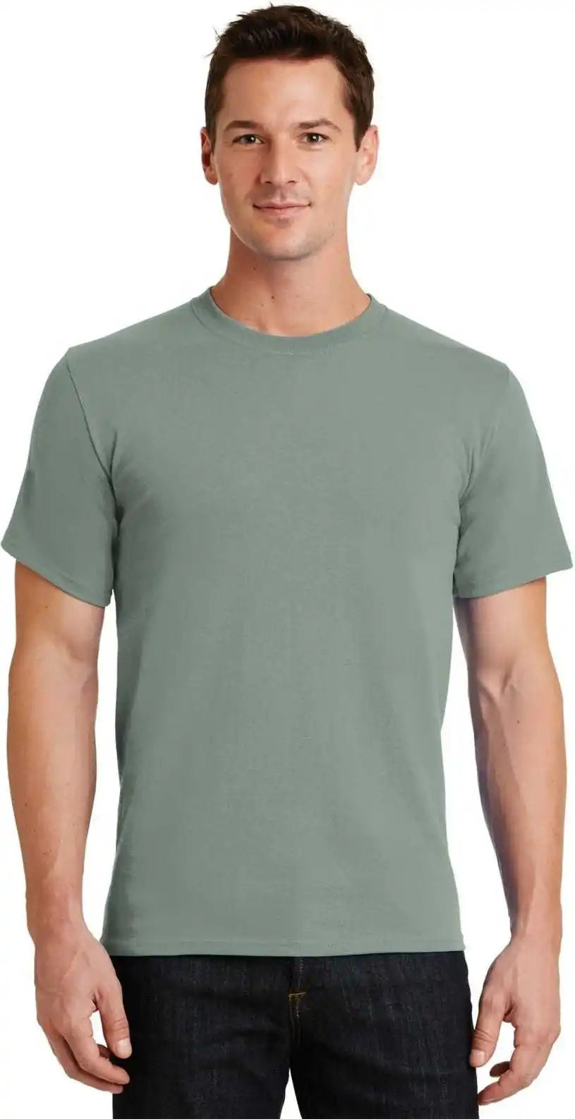 Port & Company Pc61 Essential Tee Stonewashed Green