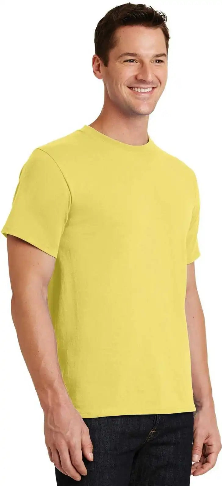Port &amp; Company Pc61 Essential Tee Yellow