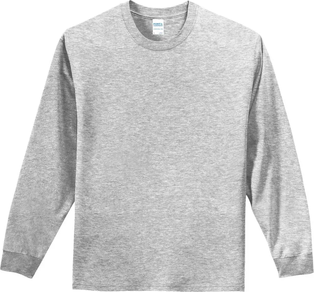 Port & Company Pc61ls co Long Sleeve Essential Tee - Ash