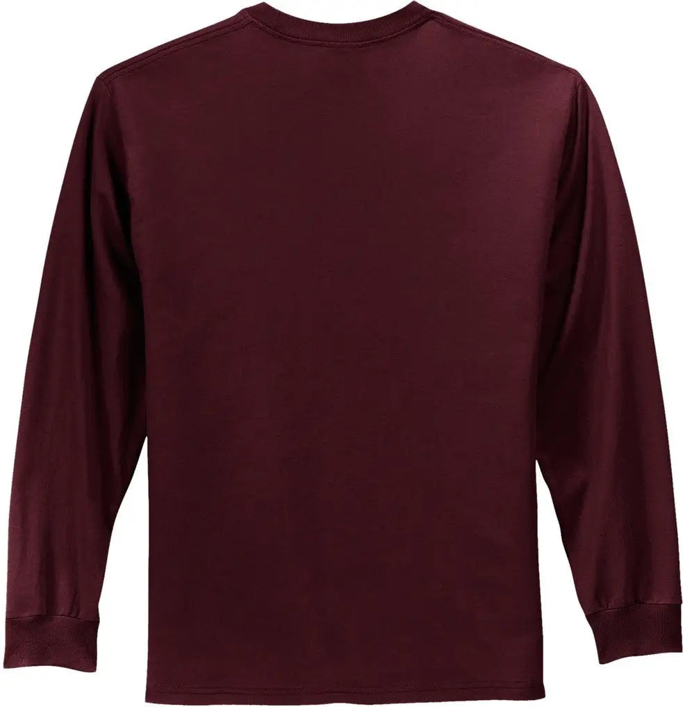 Port & Company Pc61ls co Long Sleeve Essential Tee - Athletic Maroon