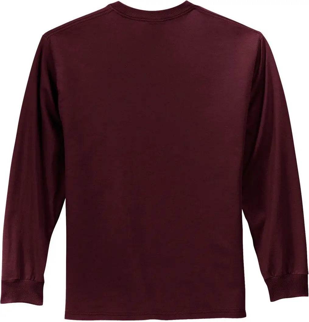Port & Company Pc61ls co Long Sleeve Essential Tee - Athletic Maroon