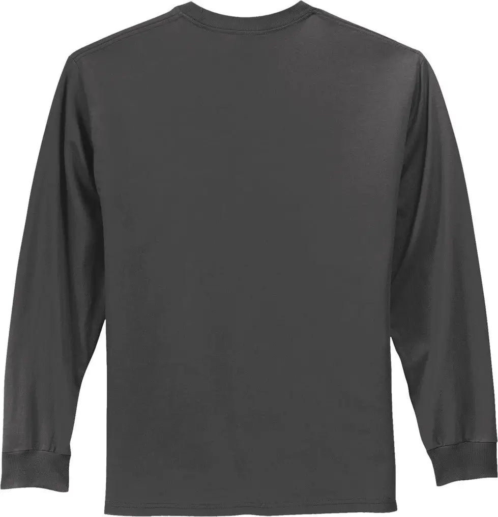Port & Company Pc61ls co Long Sleeve Essential Tee - Charcoal