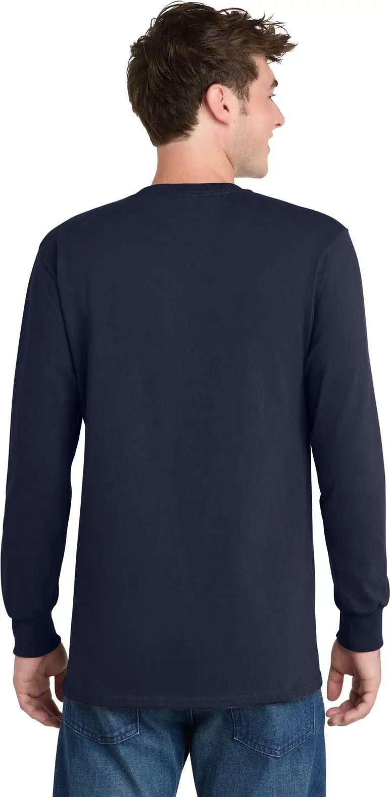 Port & Company Pc61ls co Long Sleeve Essential Tee - Deep Navy