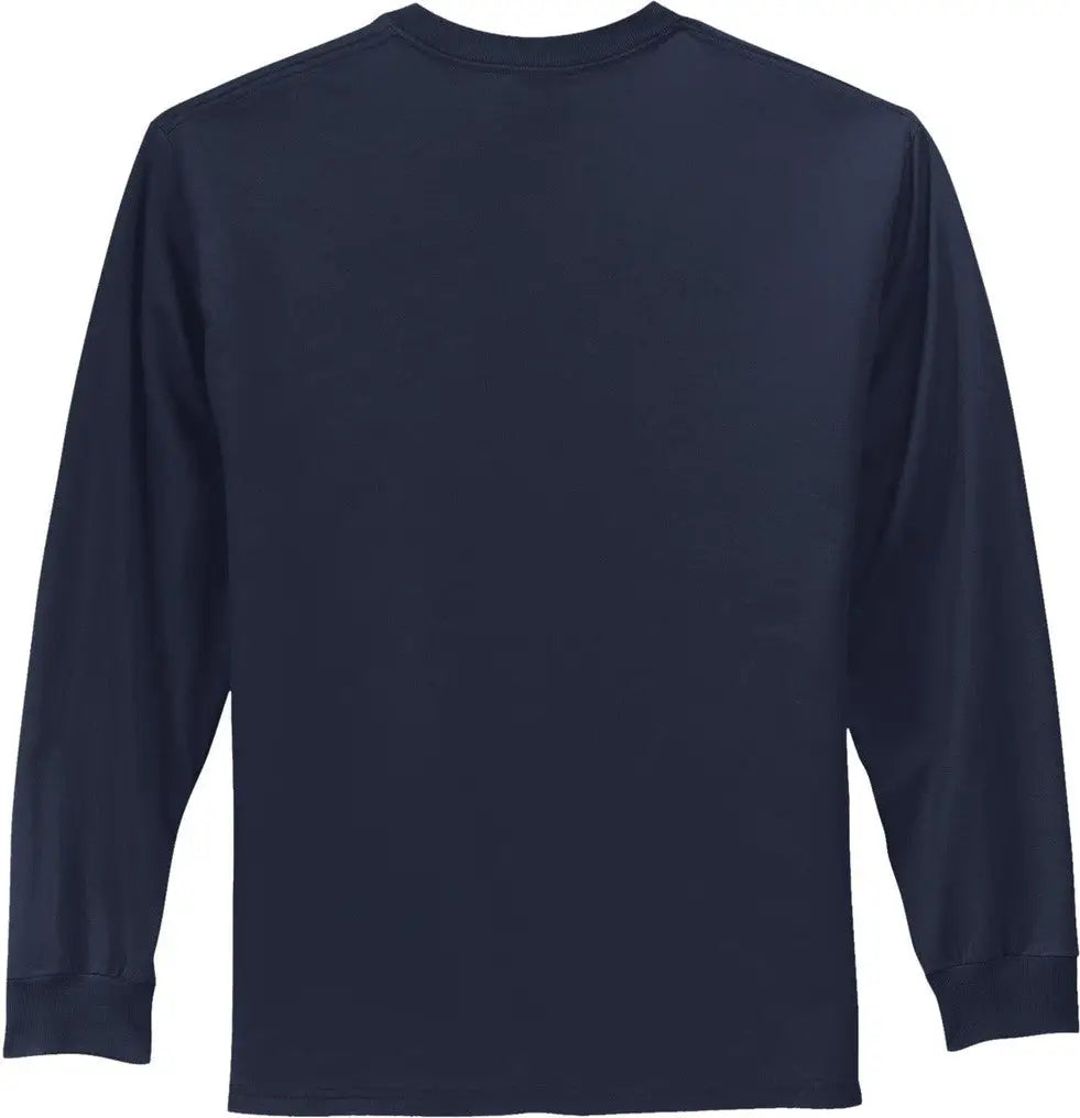 Port & Company Pc61ls co Long Sleeve Essential Tee - Deep Navy - Adult s