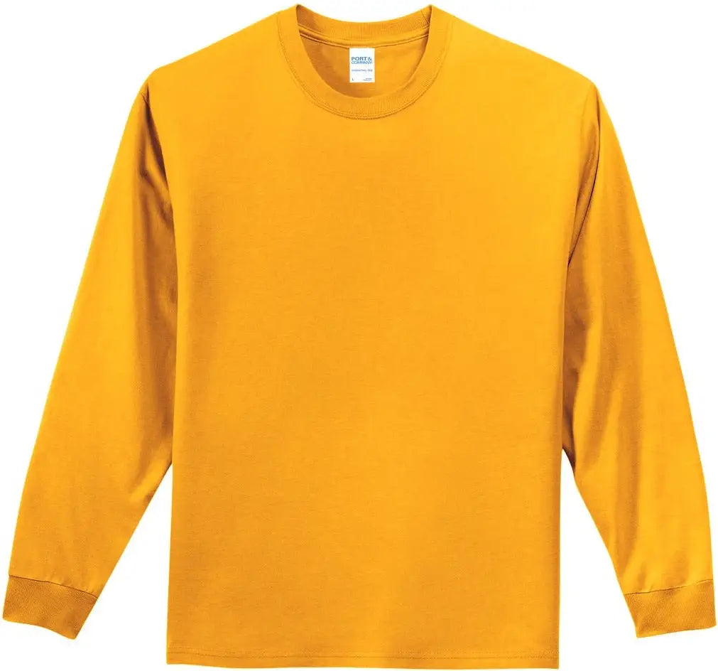 Port & Company Pc61ls co Long Sleeve Essential Tee - Gold